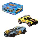 Hot Wheels Pull-Back Speeders c/ 2 Carrinhos 1:43 Mattel