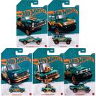 Hot Wheels - Set 5 Miniaturas - Aniversário 56 Anos - Verde e Dourado - HDH54-956E
