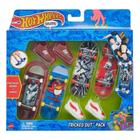 Hot Wheels Skate de Dedo com Tênis Fingerboards - Mattel