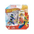 Hot Wheels Skate De Dedo Tenis Marvel Capitão Marvel Hnl75 - Mattel