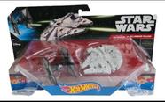 Hot Wheels Star Wars - First Order Tie Fighter Vs Millennium Falcom