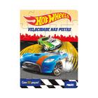 Hot wheels - velocidade na pista - livro com 4 quebra cabeça