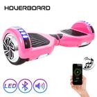 Hoverboard Bluetooth 6,5" Polegadas Rosa Hoverboard Bolsa
