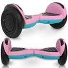 Hoverboard Elétrico 10 Polegadas Rosa HoverboardX Com Leds