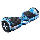 Hoverboard Skate Elétrico 6.5 Azul Led Bluetooth Alça +Bolsa