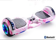 Skate Elétrico Hoverboard Original 6,5 Led Alça Fogo Água 27066