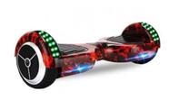 HOVERBOARD SKATE Elétrico Interbras 6.5" / Bluetooth / LED / Com Bolsa - Vermelho Fogo