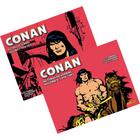 Hq Marvel Conan O Bárbaro Coleção As Tiras de Jornal Edição Definitiva Completa Em 2 Volumes - Panini