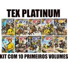 Hq Tex Platinum Myttos Faroeste Gibi Old Oeste Quadrinhos Kit 10 Primeiros Volumes - Mythos