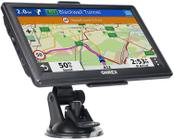 HREX GPS 7'' Caminhão & RV & Carro - Atualização Vitalícia de Mapas e Alertas ao Motorista
