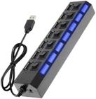 Hub 7 Portas Usb 2.0 Led Com Chave Seletora Entrada Fonte - BC BORA COLEGA SHOP