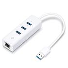 Hub Adaptador Multiporta Tp-Link UE330 / USB 3.0 / 3x USB / 1x Ethern - Branco