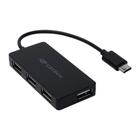 Hub C3 Tech USB 2.0 4 Portas USB-USB C - HU-C200BK - C3Tech