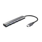 Hub Halyx Usb-C 4 Portas Adaptador Usb Aluminio T24948 Trust