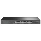 Hub Switch Tp Link Montagem Rack 24 Portas Tl Sg3428X 10 100 1000 Mbps