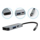 Hub Tipo C Adaptador 3 Em 1 Usb 3.0 Hdmi 4k Video Pd Charge