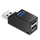 Hub Usb 3 Portas Mistas Usb 3.0 Usb 2.0 H025 Preto