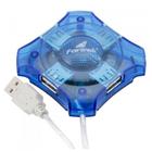 Hub Usb 4 Portas Fortrek Hbu-401 para pc , celular - Alex Imports