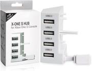 Hub USB 4 Portas Para Xbox One S Slim Carregador Adaptador Branco