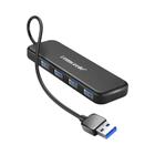 Hub USB-C 4 Portas com Adaptador USB 3.0 OTG - Para MacBook Pro e Lenovo