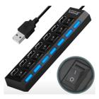 Hub Usb Com 7 Portas E Led Indicador