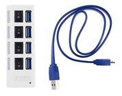 Hub Usb Extensor Regua Plug And Play Speed Switch Led 1Tb