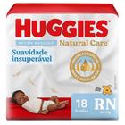 Huggies fraldas natural care rn com 18 unidades