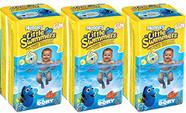 Huggies Little Swimmers Fraldas de Natação Descartáveis, X-Small (7lb-18lb.), (3 x 12 Calças)