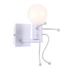 Humanoide Criativo LED Wall Light Indoor Wall Lamp Modern Wall Sconce Light Art Decor Iron E27 for Bedroom Children Room Kitchen Lâmpadas de parede interiores led