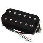 Humbucker Alto Ganho Posição Ponte Para Guitarra Fleor Preto