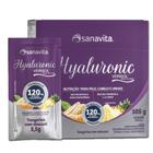 Hyaluronic Ácido Hialurônico + Verisol Sanavita 30 Sachês Tangerina com Abacaxi