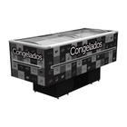 Ilha para Congelados Fricon Dupla Ação Preta 568 Litros ICED568-2V030 - 220V