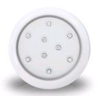 Iluctron luminária para piscina 80mm 9w 6500k corpo branco