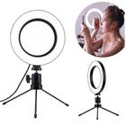 Iluminação Ring Light Led Profissional 16cm 6 polegadas + Tripé De Mesa - LightDel