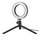 Iluminador De LED Com Tripe Ring Fill Light Studio 15Cm - Ds