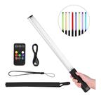 Iluminador Led Espada Bastão Q508A RGB Com Bateria Embutida