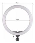 Iluminador Ring Light Anel Luz C Tripé 1,80 30Cm Make - Nao Informada