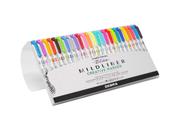 Iluminador Zebra Mildliner Double Ended - Pacote com 25 Canetas