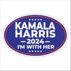 Imã de carro American Screen Printing Kamala Harris 2024