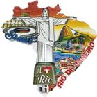 Imã Geladeira Decoração Lembrança do Rio De Janeiro Cristo Redentor