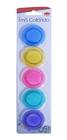 Ima / Prendedor Magnetico Multiuso Colors Kit Com 5 Pecas 4c - Oem