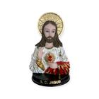 Imagem Busto Sagrado Coração de Jesus 12cm Resina