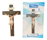 Imagem Católica Jesus Crucificado Crucifixo Em Resina 25cm