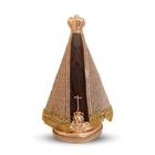 Imagem De Nossa Senhora Aparecida Manto De Juta 25cm Decoração Estilo Barroco Terracota Lembrança Imagem Original Linda