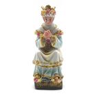 Imagem De Nossa Senhora De La Salette Sentada Pequena Resina 9 Cm - FORNECEDOR 8