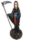 Imagem Decorativa Em Resina Santa Muerte