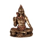 Imagem Estátua de Shiva Deus Hindu Sentado em Resina Estatueta