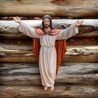 Imagem Jesus Ressuscitado Parede Importado Resina 29 cm