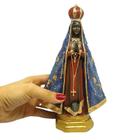 Imagem Nossa Senhora Aparecida Grande Italiana Gesso 23cm