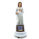 Imagem Nossa Senhora Grávida Musical Importada Resina 21 Cm
